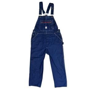 Pointer Brand Vintage 80s USA Denim Workwear Low Back Overalls Jeans 40
